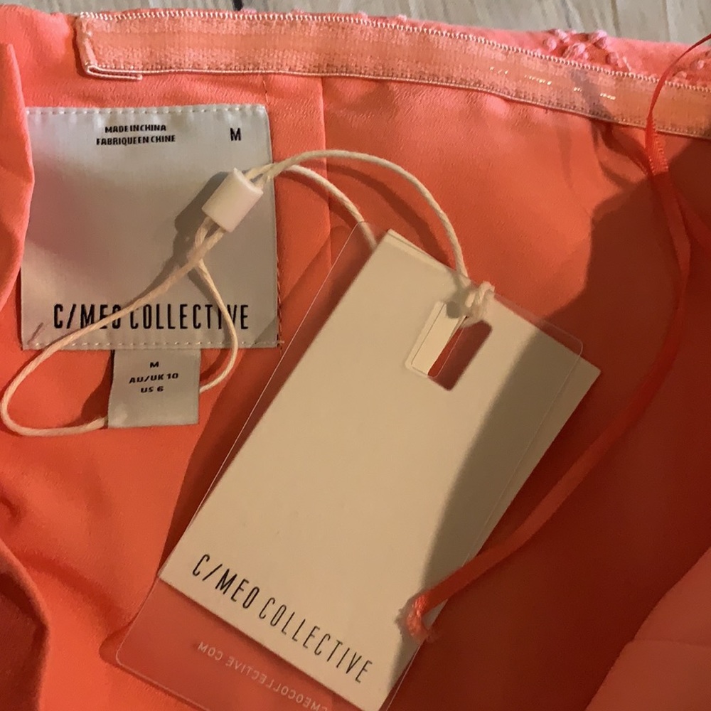 NWT $225 C/MEO Collective Size 6 Same Things Dress - Picture 10 of 12